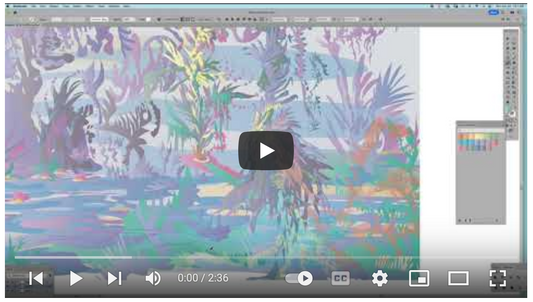Drawing - vector video sped up 5x