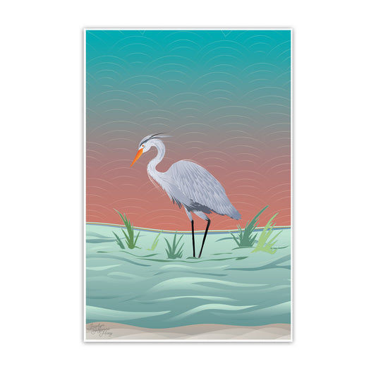Art Print - LaRita's Blue Heron
