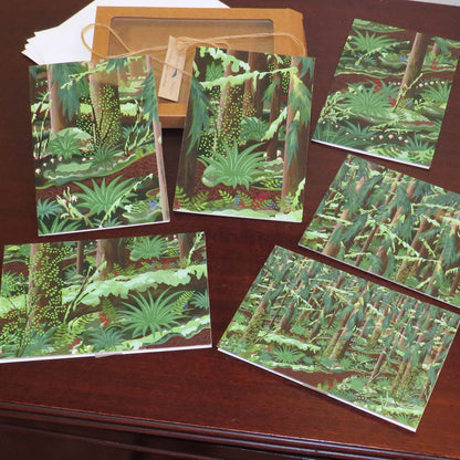 The Loop Trail Variety Box Set - 6 different 6x4" forest art cards