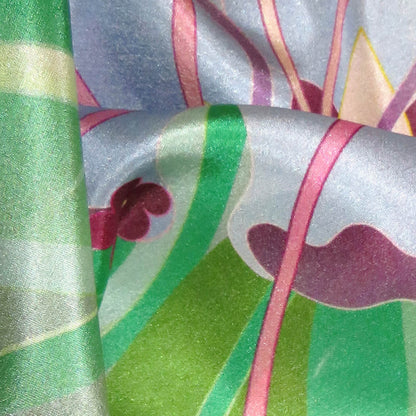 Silk Scarf - Spring Peace Lilies