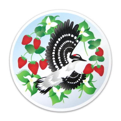 Sticker - Woodpecker Berries